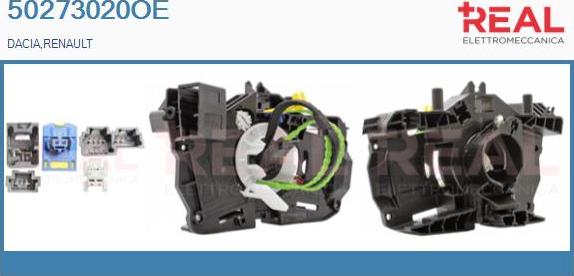 REAL 50273020OE - Витая пружина, подушка безопасности abcparts.ee