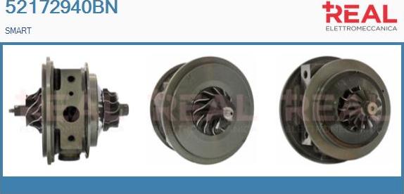 REAL 52172940BN - Картридж турбины, группа корпуса компрессора abcparts.ee
