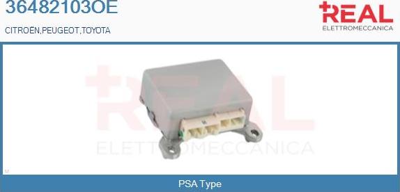 REAL 36482103OE - Блок управления, рулевой механизм с усилителем abcparts.ee