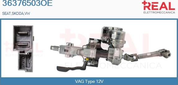 REAL 36376503OE - Рулевая колонка abcparts.ee