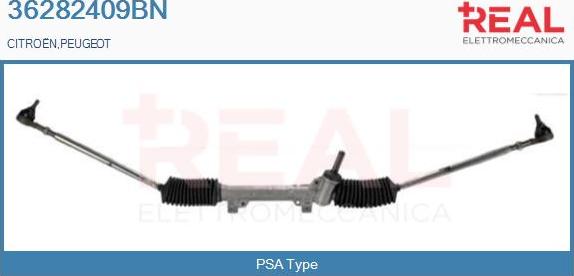 REAL 36282409BN - Рулевой механизм, рейка abcparts.ee