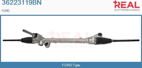 REAL 36223119BN - Рулевой механизм, рейка abcparts.ee
