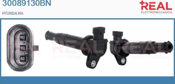 REAL 30089130BN - Катушка зажигания abcparts.ee
