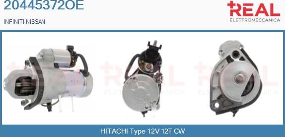 REAL 20445372OE - Стартер abcparts.ee