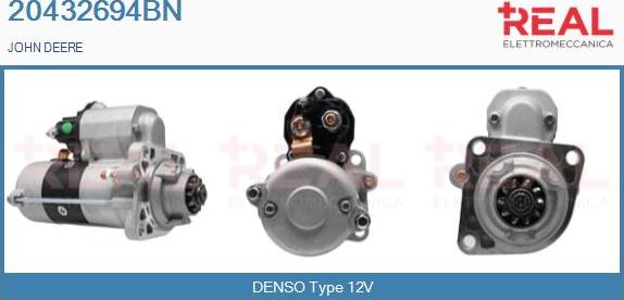 REAL 20432694BN - Стартер abcparts.ee