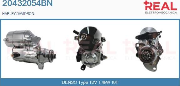 REAL 20432054BN - Стартер abcparts.ee