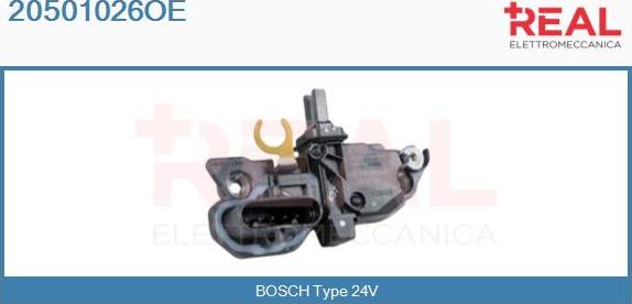 REAL 20501026OE - Регулятор напряжения, генератор abcparts.ee