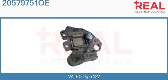 REAL 20579751OE - Регулятор напряжения, генератор abcparts.ee