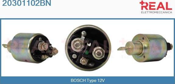 REAL 20301102BN - Тяговое реле, соленоид, стартер abcparts.ee