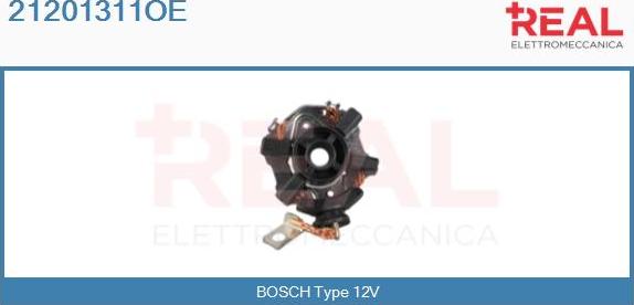 REAL 21201311OE - Щеткодержатель стартера abcparts.ee