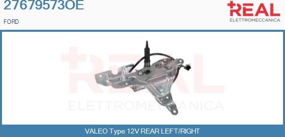 REAL 27679573OE - Двигатель стеклоочистителя abcparts.ee