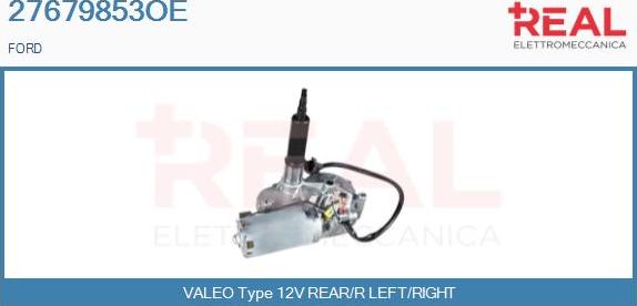 REAL 27679853OE - Двигатель стеклоочистителя abcparts.ee