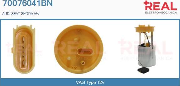 REAL 70076041BN - Модуль топливного насоса abcparts.ee