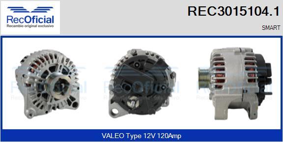 RECOFICIAL REC3015104.1 - Пусковой генератор abcparts.ee