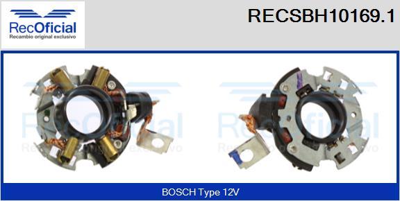 RECOFICIAL RECSBH10169.1 - Щеткодержатель стартера abcparts.ee