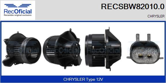 RECOFICIAL RECSBW82010.0 - Вентилятор салона abcparts.ee