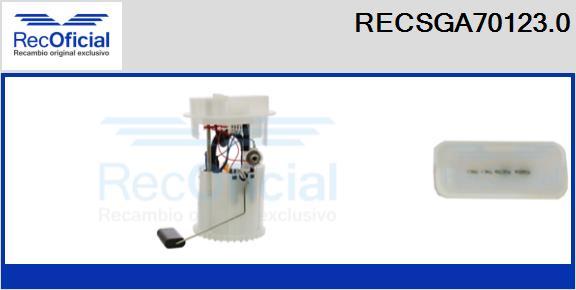 RECOFICIAL RECSGA70123.0 - Модуль топливного насоса abcparts.ee