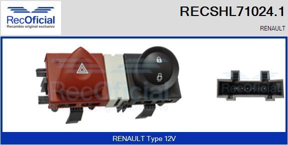 RECOFICIAL RECSHL71024.1 - Указатель аварийной сигнализации abcparts.ee