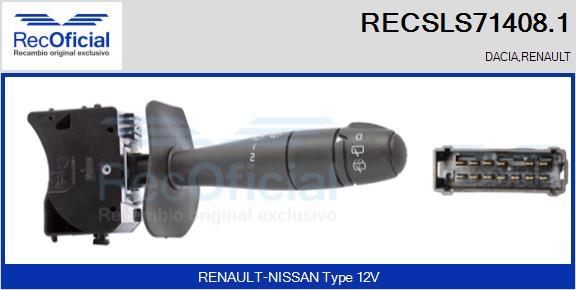 RECOFICIAL RECSLS71408.1 - Выключатель на рулевой колонке abcparts.ee