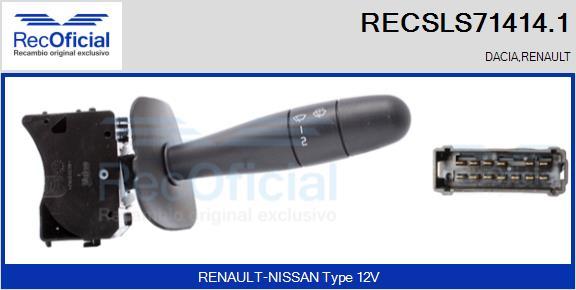 RECOFICIAL RECSLS71414.1 - Выключатель на рулевой колонке abcparts.ee