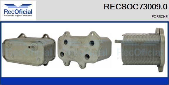 RECOFICIAL RECSOC73009.0 - Масляный радиатор, двигательное масло abcparts.ee