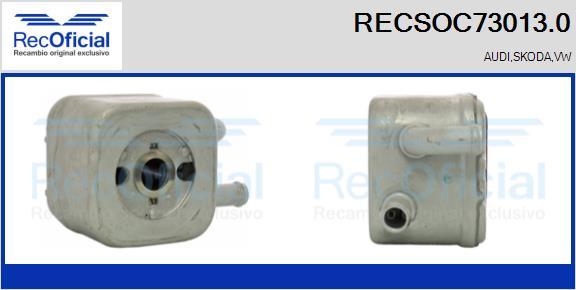 RECOFICIAL RECSOC73013.0 - Масляный радиатор, двигательное масло abcparts.ee