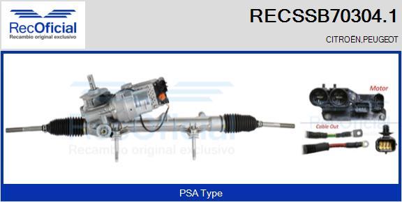 RECOFICIAL RECSSB70304.1 - Рулевой механизм, рейка abcparts.ee