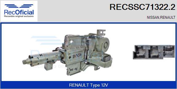 RECOFICIAL RECSSC71322.2 - Рулевая колонка abcparts.ee