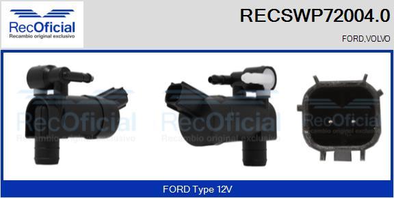RECOFICIAL RECSWP72004.0 - Klaasipesuvee pump,klaasipuhastus abcparts.ee