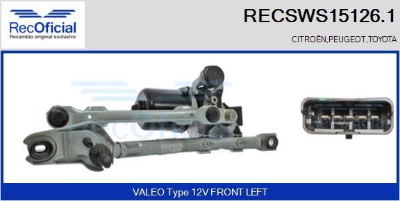 RECOFICIAL RECSWS15126.1 - Система очистки окон abcparts.ee