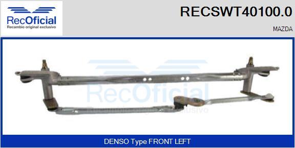 RECOFICIAL RECSWT40100.0 - Система тяг и рычагов привода стеклоочистителя abcparts.ee