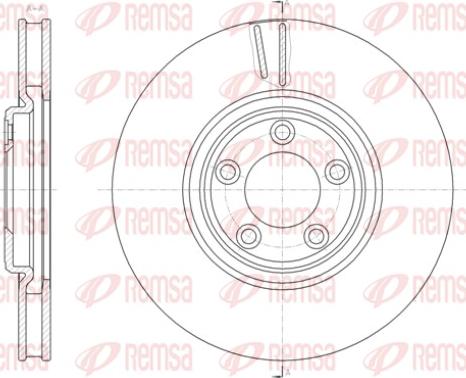 Remsa 61431.10 - Тормозной диск abcparts.ee