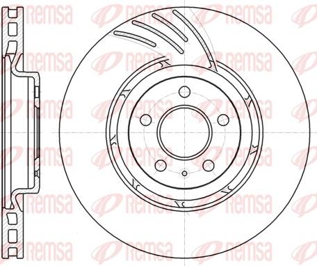 Remsa 61111.10 - Тормозной диск abcparts.ee