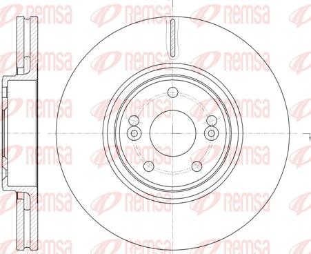 Remsa 61171.10 - Тормозной диск abcparts.ee
