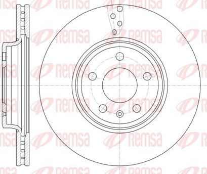 Remsa 61292.10 - Тормозной диск abcparts.ee