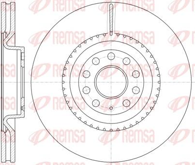 Remsa 6791.10 - Тормозной диск abcparts.ee