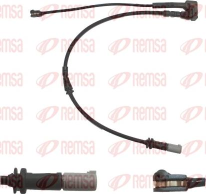 Remsa 001143 - Сигнализатор, износ тормозных колодок abcparts.ee