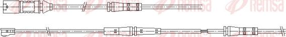 Remsa 001179 - Сигнализатор, износ тормозных колодок abcparts.ee