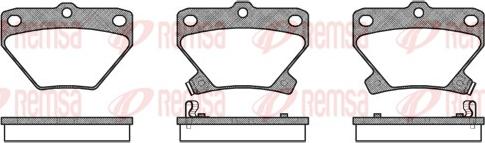 AISIN SN106P - Тормозные колодки, дисковые, комплект abcparts.ee