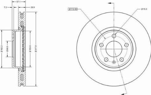 Remy RAD1596C - Тормозной диск abcparts.ee