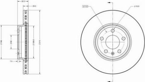 Remy RAD1068C - Тормозной диск abcparts.ee