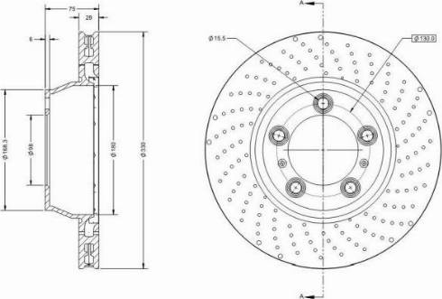 Remy RAD1899C - Тормозной диск abcparts.ee