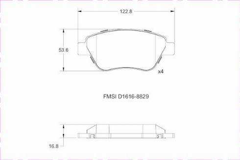 Remy RAP1181 - Тормозные колодки, дисковые, комплект abcparts.ee