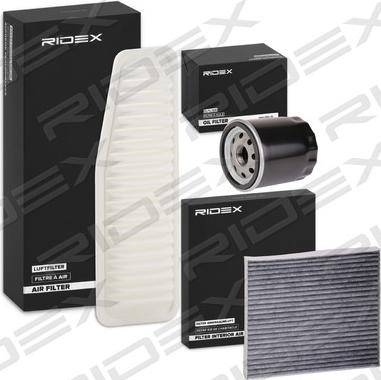 RIDEX 4055F0568 - Комплект фильтра abcparts.ee