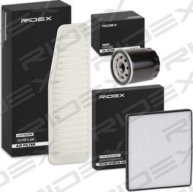 RIDEX 4055F0567 - Комплект фильтра abcparts.ee