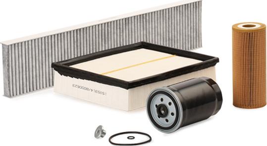 RIDEX 4055F0009 - Комплект фильтра abcparts.ee