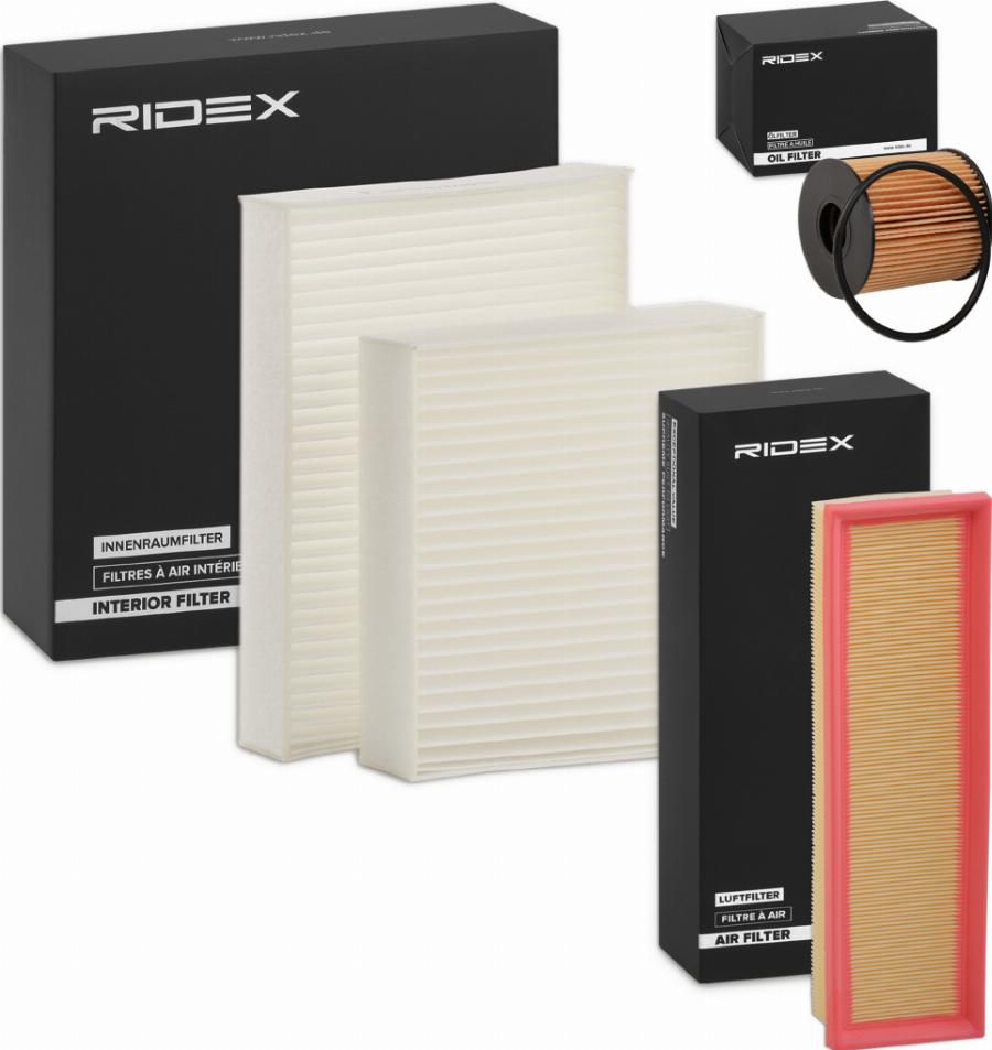 RIDEX 4055F19788 - Комплект фильтра abcparts.ee