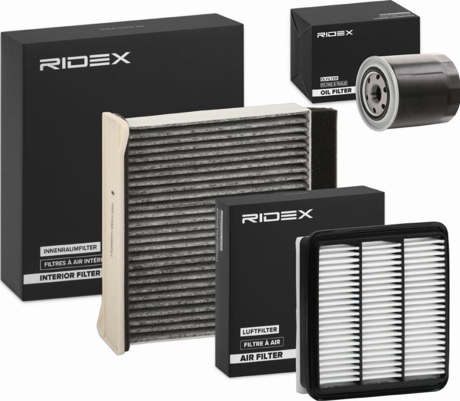RIDEX 4055F3834 - Комплект фильтра abcparts.ee