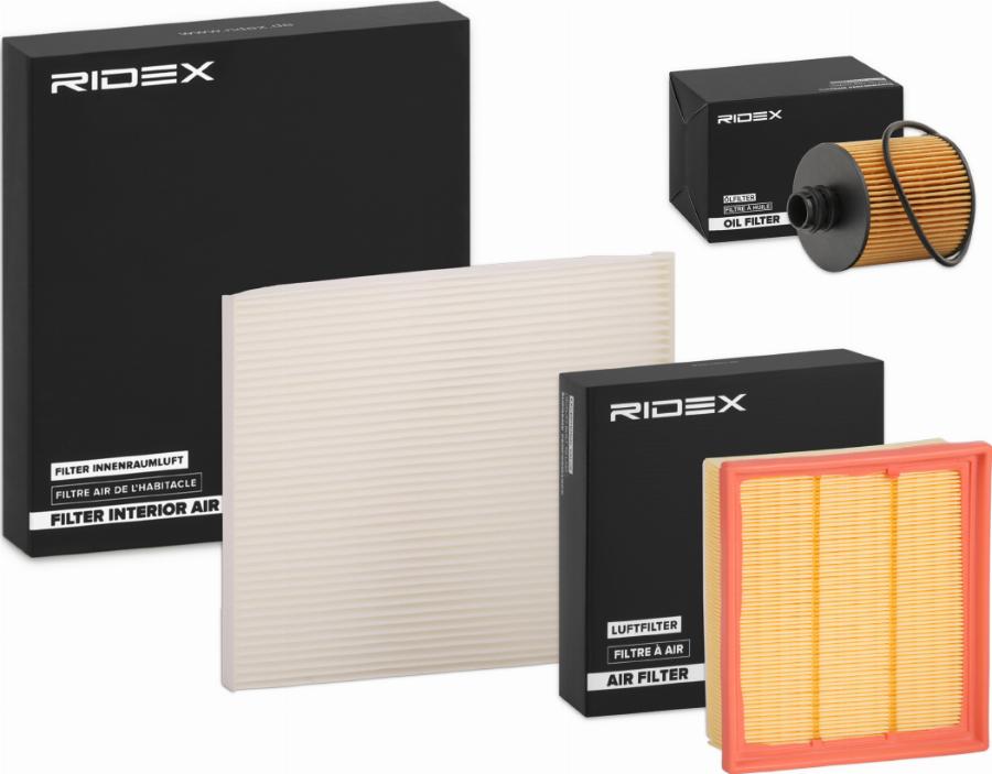 RIDEX 4055F20410 - Комплект фильтра abcparts.ee