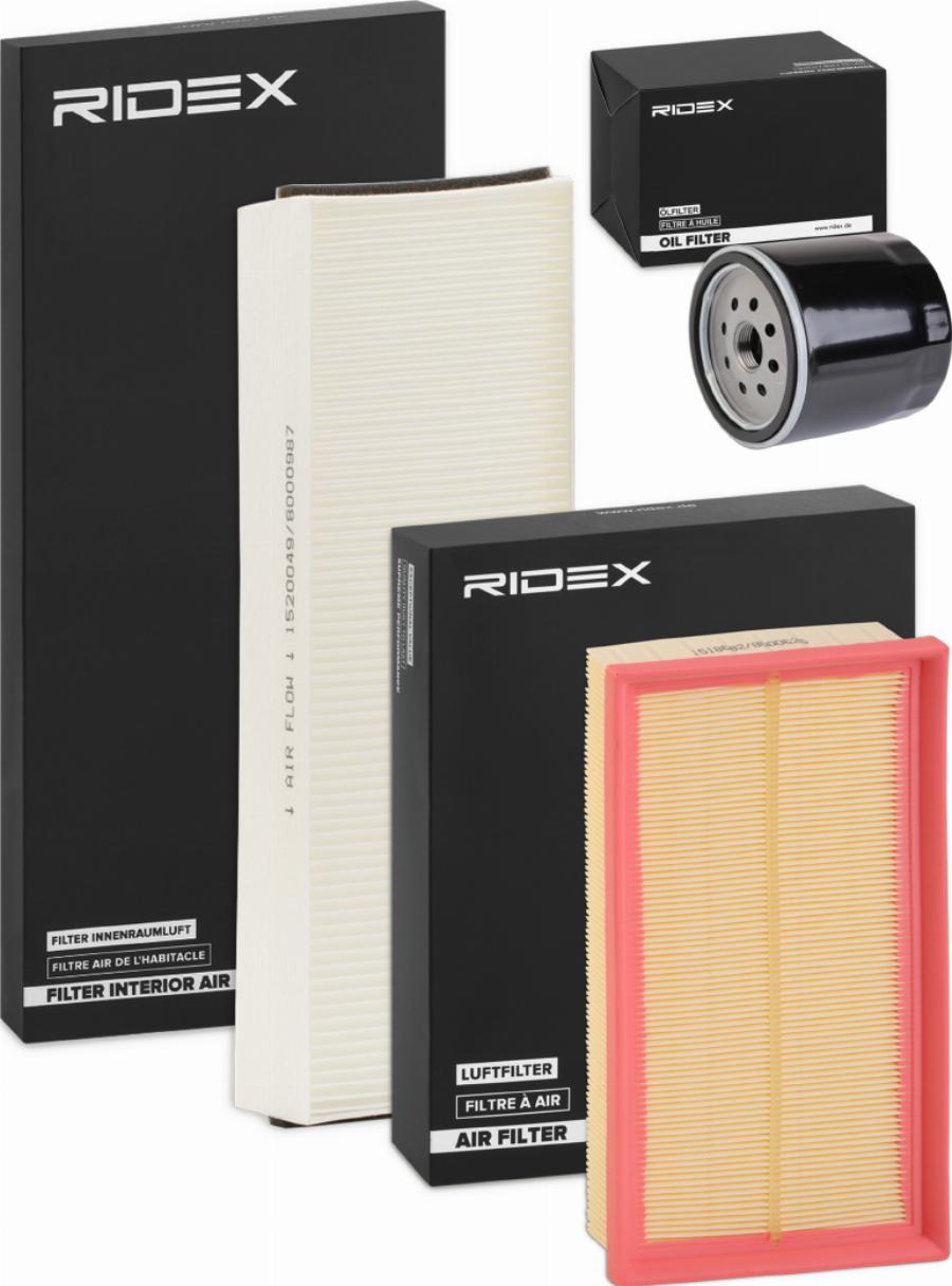 RIDEX 4055F20116 - Комплект фильтра abcparts.ee